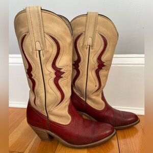 Vintage Frye Western Boots 7B